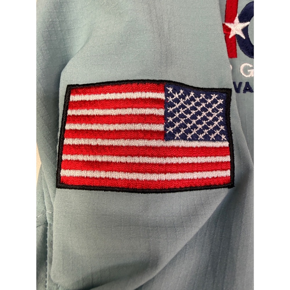 Columbia Womens Silver Ridge Long Sleeve Shirt Blue Grey Sun Valley AL7079 L‎ - Picture 5 of 11